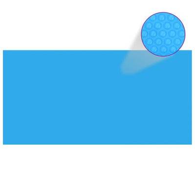 vidaXL Bâche de piscine rectangulaire 732 x 366 cm PE Bleu - 90679 - 8718475907343