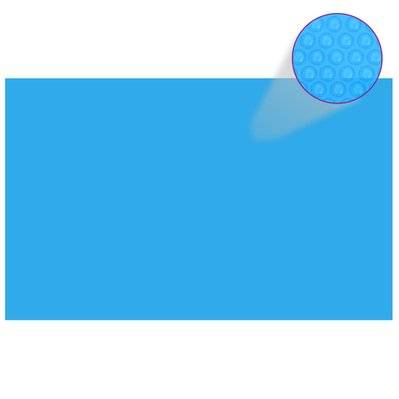 vidaXL Couverture de piscine rectangulaire 800x500 cm PE Bleu - 92960 - 8720286139899