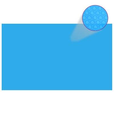 vidaXL Couverture de piscine rectangulaire 1000x600 cm PE Bleu - 92961 - 8720286139905