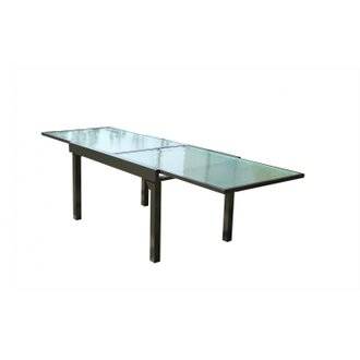 Brescia : table extensible en aluminium