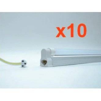 Tube néon LED 120cm T5 18W (Pack de 10) - Blanc Froid 6000K - 8000K - SILAMP