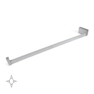 Barre de penderie armoire lumière Blanc LED réglable 858-1.008 mm, batterie amovible capteur de mouvement Aluminium, Anodisé mat