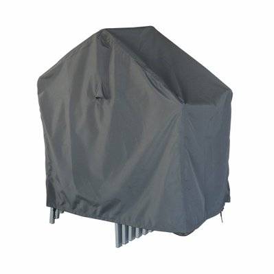 Housse de protection.  gris foncé - Bâche en polyester enduit PA pour lot de 8 chaises / fauteuils - 3760326990511 - 3760326990511