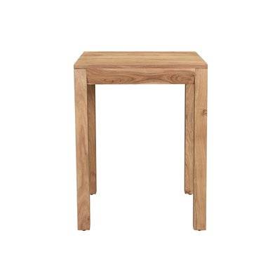 Table de bar haute extensible carrée en bois massif L80-135 cm BALTO - - 48864 - 3662275116847