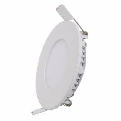 Spot LED Extra Plat Rond 6W Blanc - Blanc Froid 6000K - 8000K - SILAMP - FARO-6W-RD_WH - 8058180396088