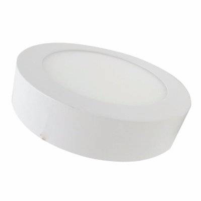 Plafonnier LED Rond 18W 220V - Blanc Froid 6000K - 8000K - SILAMP - PL2-18W_WH - 7426924037152