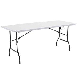 Table pliante 180 cm - Blanc