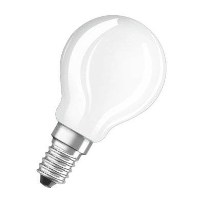 Ampoule LED sphérique dépolie - E14 - 2,8 W - blanc chaud - 4052899936430 - 4052899936430