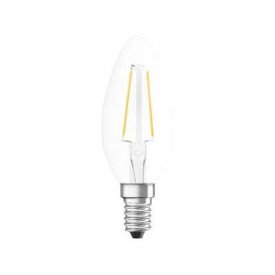Ampoule LED flamme à filament - E14 - 2,5 W - blanc froid - 4058075107922 - 4058075107922