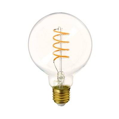 Ampoule LED Globe Vintage - E27 - 4 W - Ø 9,5 W - blanc chaud - 3700619419985 - 3700619419985