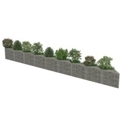 vidaXL Mur de gabion Acier galvanisé 630 x 30 x 50 cm - 143574 - 8719883592091