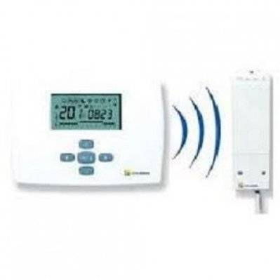 Thermostat d’Ambiance Sans Fil Contact sec Programmable TRL 7.26 RF Elm Leblanc Compatible toutes chaudières - 269 - 3598160008433