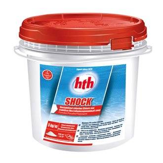 Chlore choc poudre sans stabilisant Shock 5 kg - HTH