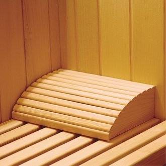 FRANCE SAUNA - Appuie-tête pour Sauna - SN-AC-TETE - Repose-tête Confortable en Bois Ergonomique Sauna - 30 x 20.5 x 75cm