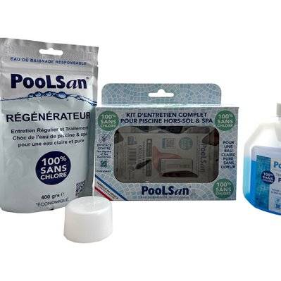 Kit de démarrage sans chlore pour piscine et spa - PooLSan - 31535 - 5060322701349