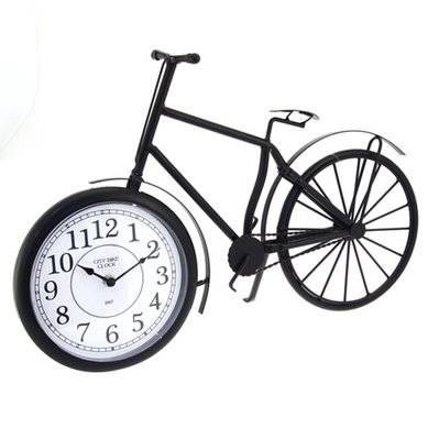 Pendule décorative Vélo - L. 49 cm - Métal - 299586 - 3700472995862