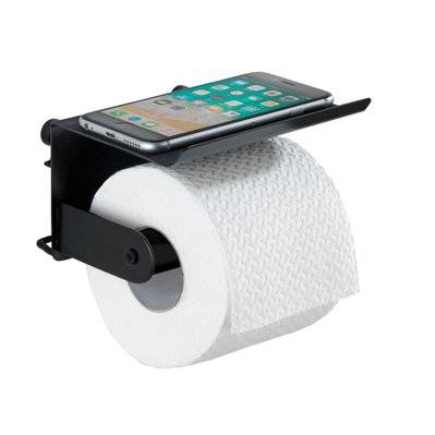 Dérouleur de papier WC indus avec support Classic - Noir - 385551 - 3665549044310