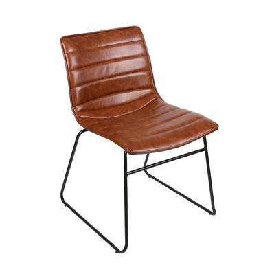 Chaise style industriel - Marron - 751521 - 3665549025050