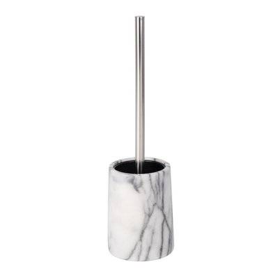 Brosse WC design marbre Onyx - Blanc - 399120 - 4008838213773