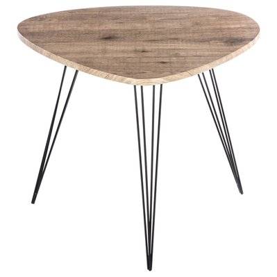 Table d'appoint design Neile - L. 69 x H. 60 cm - Noir - 512147 - 3665549032140