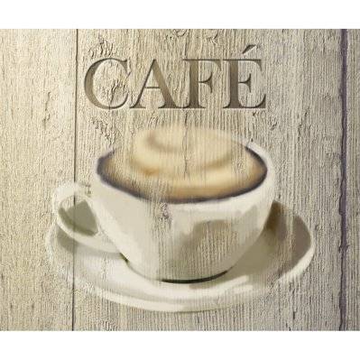 Fond de hotte Café - L. 50 x l. 60 cm - Marron - 385441 - 3665549020031