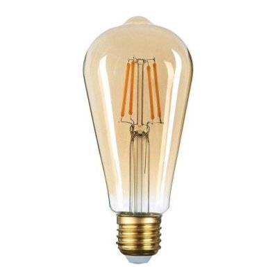 Ampoule LED E27 Filament Dimmable 8W ST64 - SILAMP - E27-1322 - 0712221369193