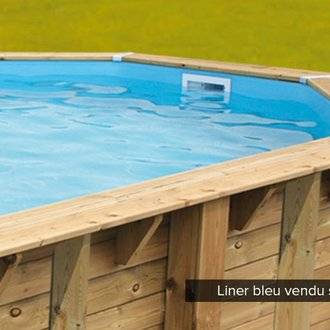Liner seul Bleu pour piscine bois Azura 2,00 x 3,50 x 0,71 m - Ubbink
