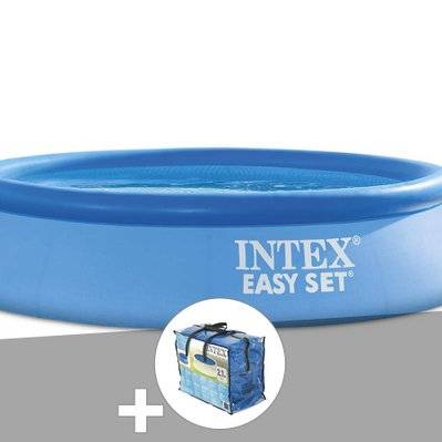 Kit piscine autoportée Intex Easy Set 2,44 x 0,61 m + Bâche à bulles - 29571 - 3665872013045