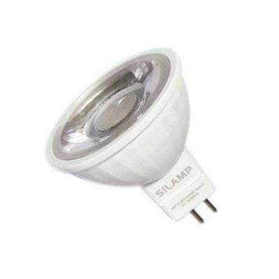 Ampoule LED GU5.3 / MR16 12V 8W SMD 80° - Blanc Froid 6000K - 8000K - SILAMP - M8-8W_WH - 7426836790213
