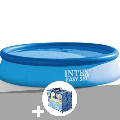 Kit piscine autoportée Intex Easy Set 3,05 x 0,76 m (avec filtration) + Bâche à bulles - 15728 - 7111604201472