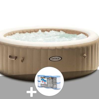 Spa gonflable INTEX Purespa bulles rond, 4 places assises