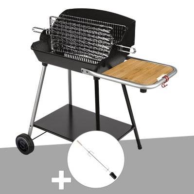 Barbecue horizontal et vertical Excel Grill DUO + Tournebroche - 10623 - 7111605864959