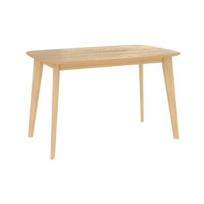 Table rectangulaire Oman 4 personnes en bois clair 120 cm - 6432 - 3701324528696