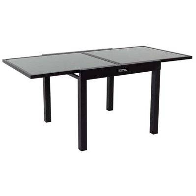Table de jardin aluminium extensible "Porto 8" - Phoenix - Noir - 86520 - 3700746446045