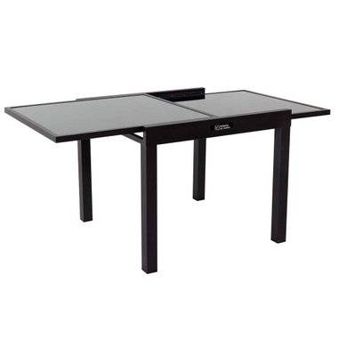 Table de jardin aluminium extensible "Porto 8" - Phoenix - Noir - 86520 - 3700746446045