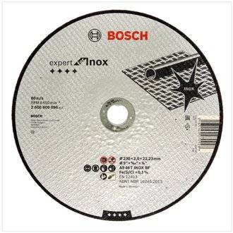 Bosch AS 46 T INOX BF Disques à tronçonner à moyeu plat 230 x 22,23 x 2,0 mm 25 pièces