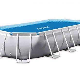 Bâche à bulles renforcée pour piscine tubulaire ovale 5,03 x 2,74 m - Intex