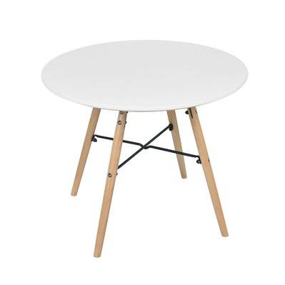 Bureau table design scandinave enfant Judy - Blanc - 751930 - 5414881514092