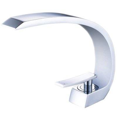 VAR Robinet mitigeur design salle de bain chrome brillant - 58#IZI#1984 - 3701041615310