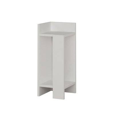 Table de chevet Elos gauche 27 cm - Blanc - 103232 - 3665549070197