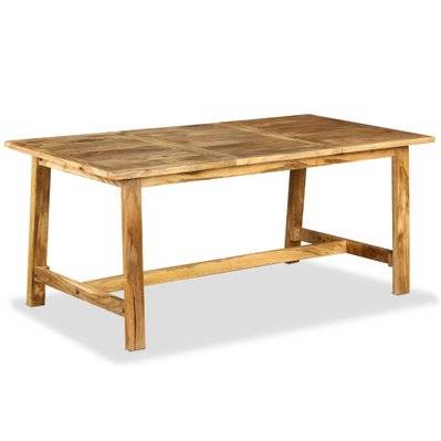 Table de salon salle à manger design bois de manguier massif 180 cm 0902323 - 0902323 - 3000124547761