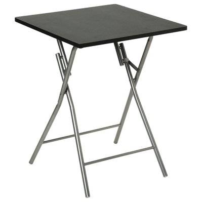 Table pliante Basic - Noir - 506067 - 3662874079642