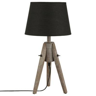 Lampe Bois - H. 46 cm. - 507746 - 3662874095246