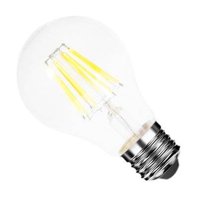 Ampoule LED E27 Filament 6W 220V COB 360° - Blanc Froid 6000K - 8000K - SILAMP - BUL-6W_WH - 7426836789064
