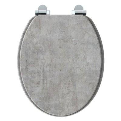 WC Suspendu Compact Avec Abattant Céramique Blanc - 50x41 cm - Charm -  Brico Privé