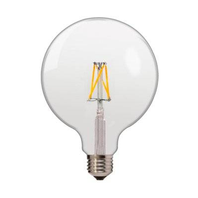 Ampoule LED E27 G125 6.5W Filament - Blanc Chaud 2300K - 3500K - SILAMP - E27-1860_WW - 0712221373251