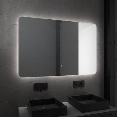 Miroir salle de bain LED auto-éclairant ATMOSPHERE 120x80x4cm - MIR008 - 3700710213345