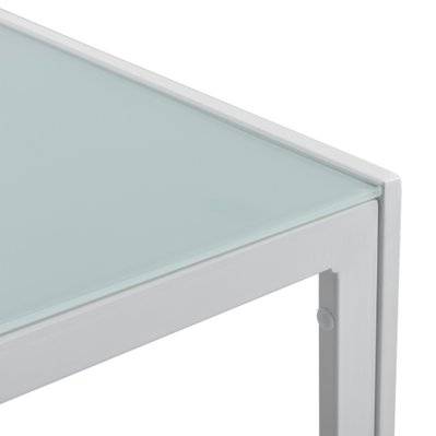 Table basse extérieure en verre 100 cm blanc 03_0004135 - 03_0004135 - 3000488999787