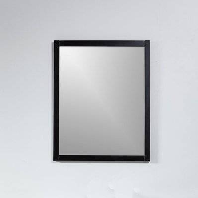 Miroir rectangulaire NEO 56x70cm avec cadre noir mat - NEO-600-MIR - 3760282665591