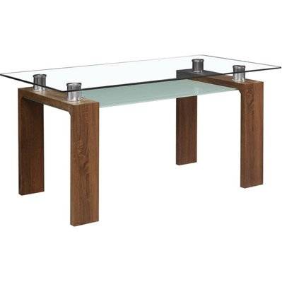 Table repas "Eva" - 150 x 80 x 75 cm - Marron - 86367 - 3700746445123